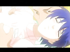 Аниме медсестра занималась сексом с парнем, а подруга наблюдала