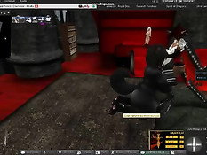 Аниме демон в форме девушки занимается сексом с грудастой киской