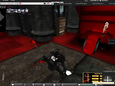 Аниме демон в форме девушки занимается сексом с грудастой киской