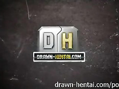 Хентай брюнетка отсосала бритый член и запрыгнула на него сверху