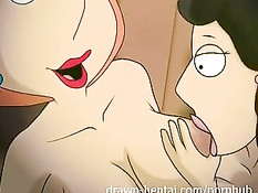 Луис из аниме сериала \"Гриффины\" занимается лесбийской любовью