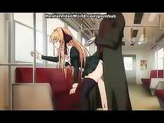 Мужчина попутчик оттрахал раком аниме девчонку в вагоне поезда