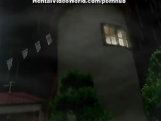 Влагалище сексуальной хентай девушки заполнено горячей спермой