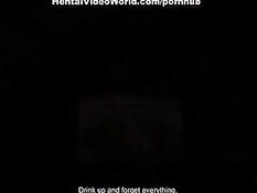 Сексуальная хентай девушка в розовом халатике трахается с парнем