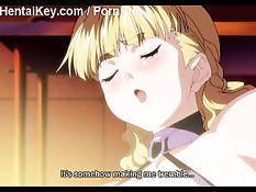 Закованная в цепи хентай девка должна заняться анальным сексом