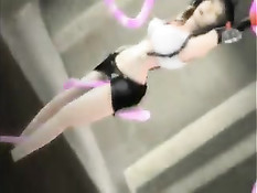 3D девушка ебала себя вибратором, а потом трахнулась с пареньком