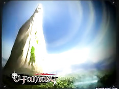 3D девушка в чулках трахается с монстром имеющим огромный член