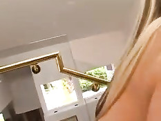 Развращённая грудастая шлюха Michelle B получила сразу два члена