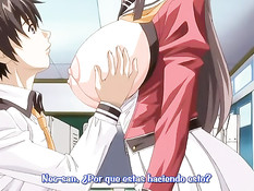 Хентай девушка с огромной грудью зашла к парню в душ и отсосала