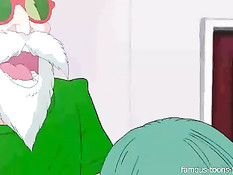 Хентай порно в стиле японской манги Dragon Ball (Жемчуг дракона)