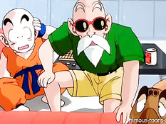 Хентай порно в стиле японской манги Dragon Ball (Жемчуг дракона)
