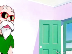 Хентай порно в стиле японской манги Dragon Ball (Жемчуг дракона)