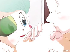 Хентай порно в стиле японской манги Dragon Ball (Жемчуг дракона)