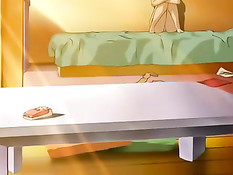 Парень оттрахал хентай девчонку вибратором и вставил в неё член