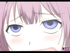 Поставил аниме тёлочку раком и отодрал в попку пальцами и членом