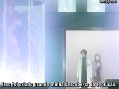 Девушка в белом халате на работе занимается сексом с любовником