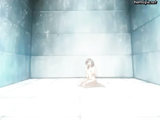 Девушка в белом халате на работе занимается сексом с любовником