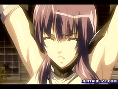 Связанная хентай девушка с огромными сиськами оттрахана монстром