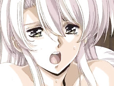 Хентай дамочки трутся сиськами и трахаются в лесби позе ножницы