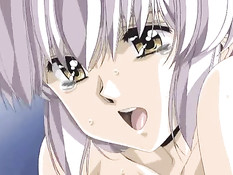 Хентай дамочки трутся сиськами и трахаются в лесби позе ножницы