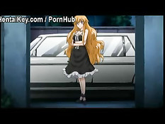 Хентай девчонка достала из ширинки член парня и подрочила рукой