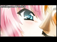 Мужик ласкал большие соски и киску малышке с розовыми волосами