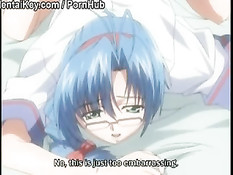 Девчонка мастурбировала на кровати, а мальчик пришёл и оттрахал