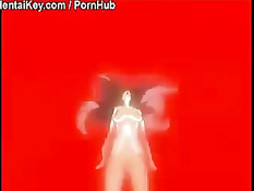 Девка с розовыми волосами вышла из озера и подверглась насилию