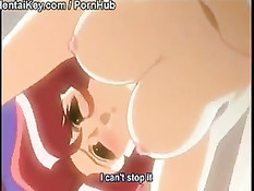 Девка с розовыми волосами вышла из озера и подверглась насилию