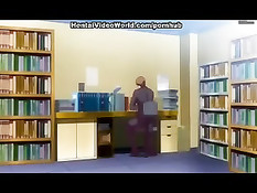 Пацан трахает хентай девушек с большими сиськами и кончает в них