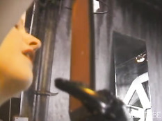 Nice slavegirl bound and spanked