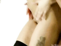 Black and white girl dancing