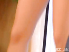 Two girls having fun with each other