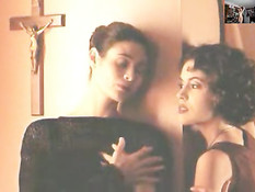 Alyssa Milano and Charlotte Lewis