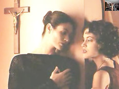 Alyssa Milano and Charlotte Lewis