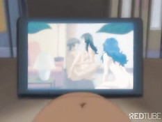 Pretty anime girls having sex