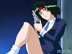 Female kung fu fighter gets boned