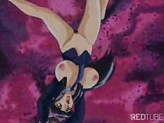 Female kung fu fighter gets boned