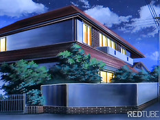 Eager anime girls pleasing men