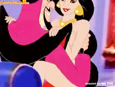 Princess Jasmine fucked by bad wizard