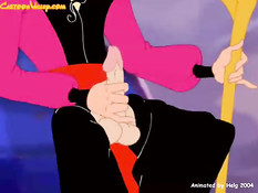 Princess Jasmine fucked by bad wizard