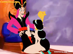 Princess Jasmine fucked by bad wizard