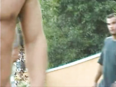 Outdoor mass blowing