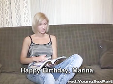 Празднование Дня рождения студентки превращается в секс оргию