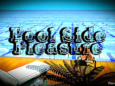 Kylee Strutt купается в открытом бассейне и ебётся с парнем на траве