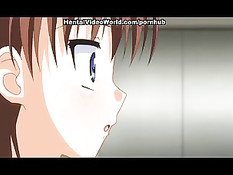 Аниме девушке сделали куннилингус в позе раком и натянули на хуй