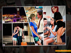 Порно комиксы о сексуальных приключениях симпатичных девушек