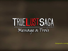 Два парня на палубе старинного корабля оттрахали юную блондинку