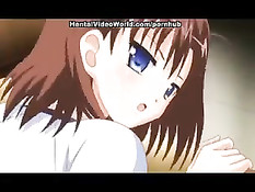 Аниме порно жёсткого секса парня с девушкой в аудитории и туалете