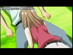 Мальчишка облизал хентай девчонке ноги, а она отсосала ему член